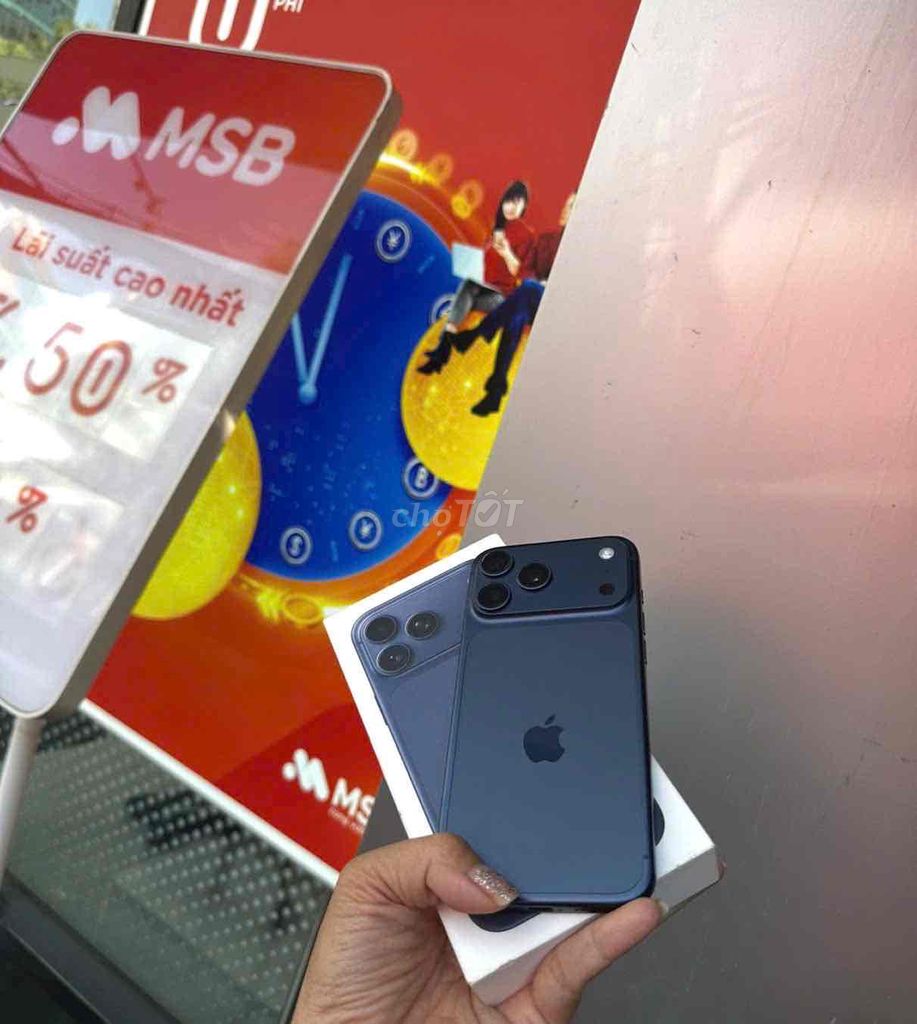 iphone 17promax 1tb blue qtế mỹ pin100 sạc 6 lần. Mua bán Điện thoại tại Quận 3 Tp Hồ Chí Minh được đăng bởi Nam Á Mobile hình 1
