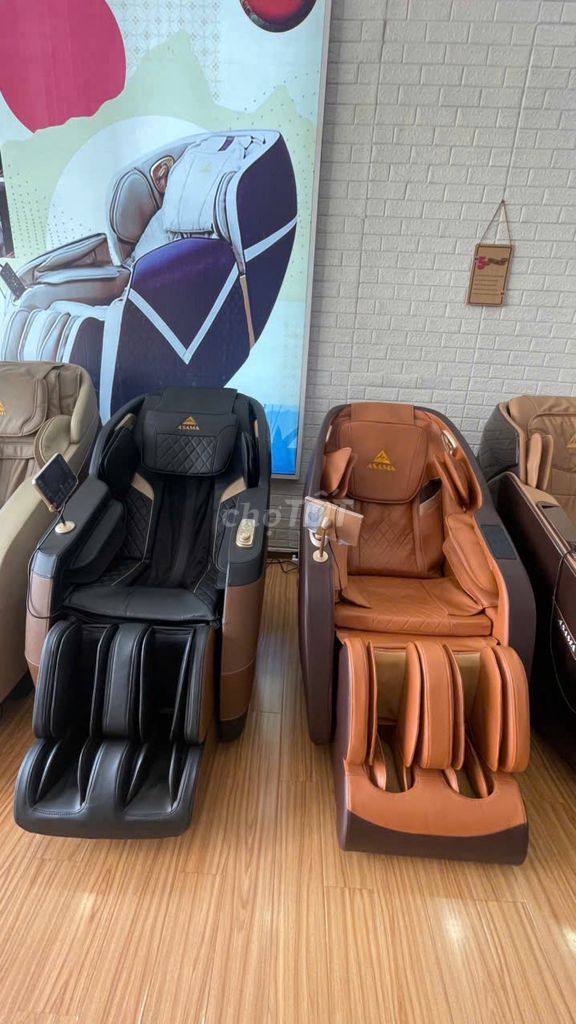 Ghế massage Asama AS-250 4D Đen, Nâu. Mua bán Bàn ghế tại Thành phố Hồng Ngự Đồng Tháp được đăng bởi lantuongasama hình 1