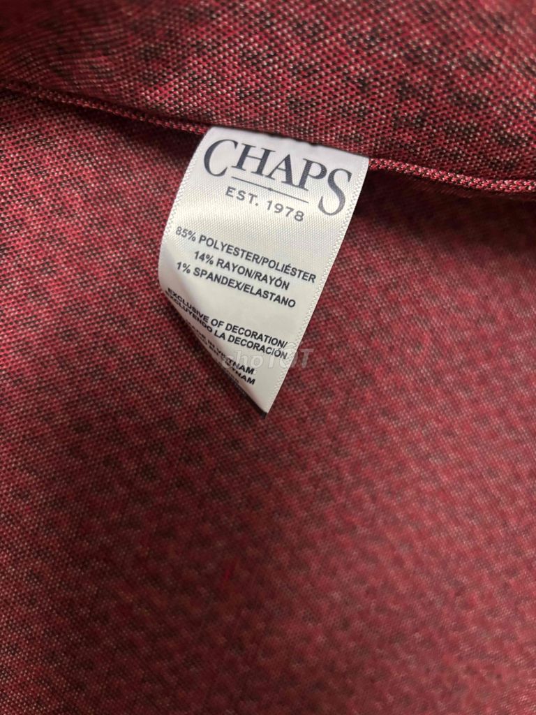 sơ mi Flannel Mỹ Chaps size M còn nguyên tag