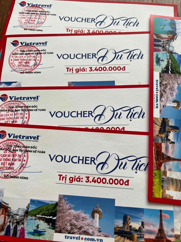 voucher du lịch Vietravel