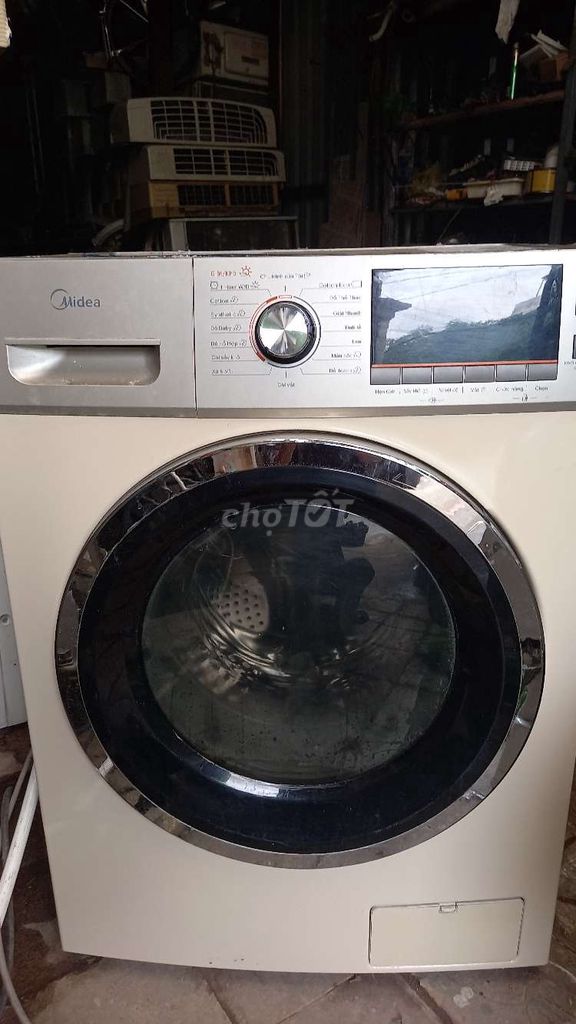 Máy giặt Midea 9kg/6kg Inverter Trắng. Mua bán Máy giặt tại Huyện Nhà Bè Tp Hồ Chí Minh được đăng bởi nguyên văn năm  hình 1