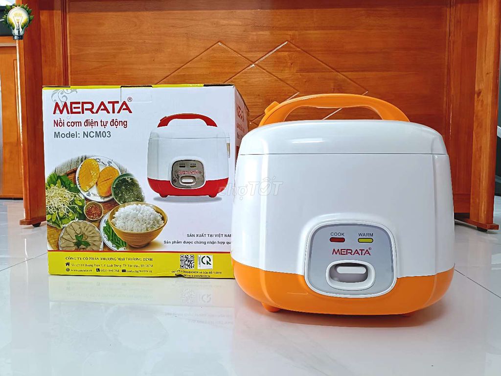 Nồi cơm điện MERATA NCM03 1.8L. Mua bán Dụng cụ nhà bếp tại Thành phố Rạch Giá Kiên Giang được đăng bởi Nhã Đan hình 1