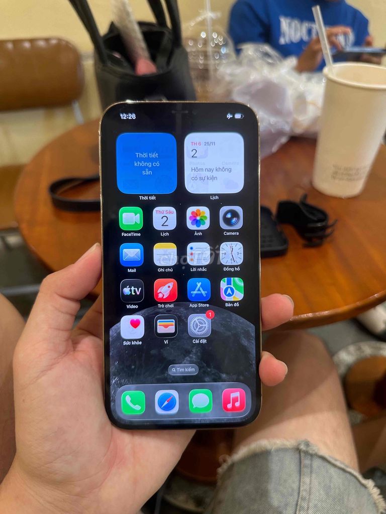 Apple iPhone 12 Pro Max 128GB Vàng. Mua bán Điện thoại tại Huyện Long Điền Bà Rịa - Vũng Tàu được đăng bởi Phong Mobie hình 1