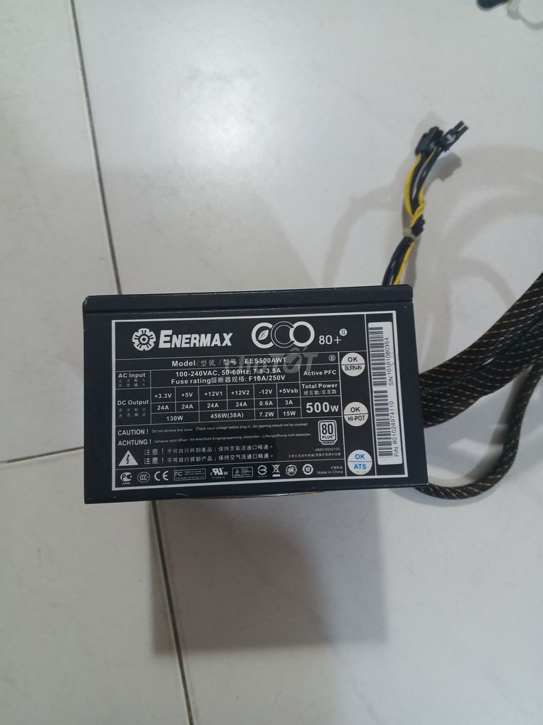 Nguồn Enermax 500w