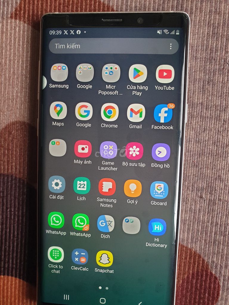 Samsung Note 9 128GB Trắng. Mua bán Điện thoại tại Huyện Thanh Trì Hà Nội được đăng bởi Romeo 2015 hình 1