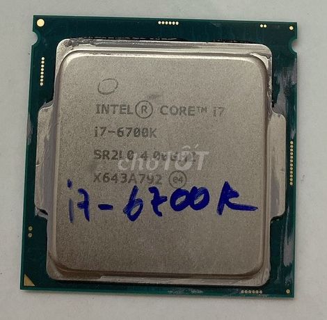 CPU Intel Core i7-6700K Pro (8M Cache, 4.20 GHz)