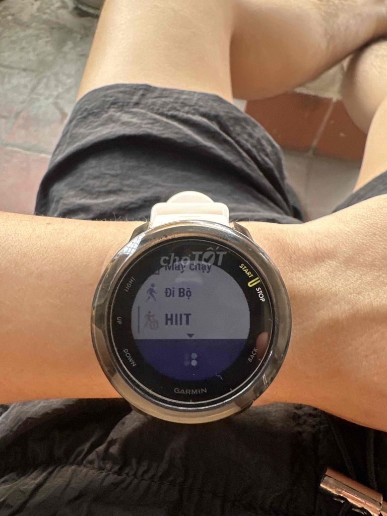 Garmin Forerunner 55 Trắng. Mua bán Thiết bị đeo thông minh tại Quận Hồng Bàng Hải Phòng được đăng bởi huy hình 1