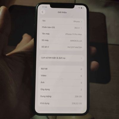 Apple iPhone 11 Pro Max 256GB Xám