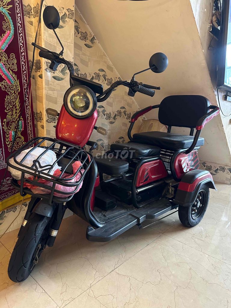 Xe điện 3 bánh màu Đỏ đã sử dụng. Mua bán Xe điện tại Quận Sơn Trà Đà Nẵng được đăng bởi nguyen thai an hình 1