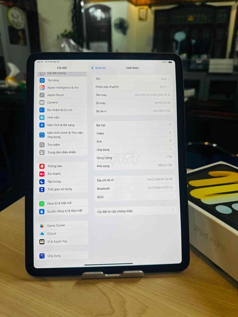 cần ra đi pro M1 256g 5g. Mua bán Máy tính bảng tại Quận Cầu Giấy Hà Nội được đăng bởi Minh Khuê hình 1