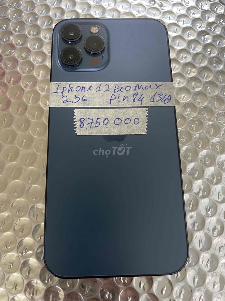 Iphone 12 Pro Max 256gb zin fullxanh. Mua bán Điện thoại tại Quận Ninh Kiều Cần Thơ được đăng bởi Cầm Đồ Anh Quý hình 1