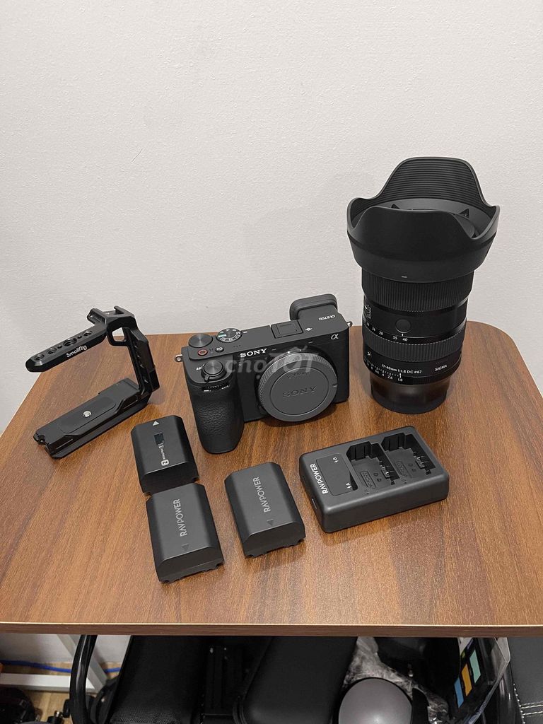 Combo A6700 + Sigma 17-40 + Half Smallrig + Sạc. Mua bán Máy ảnh, Máy quay tại Thành phố Thuận An Bình Dương được đăng bởi Trọng Nhân hình 1