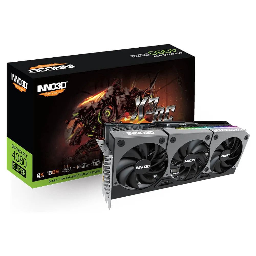 INNO3D GEFORCE RTX 4080 SUPER X3 OC – 16GB GDDR6X