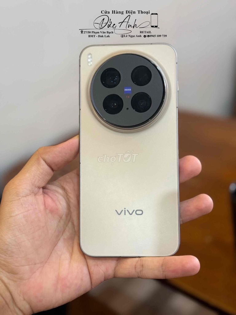Vivo X300 Pro 256GB Nâu be 12GB Like New. Mua bán Điện thoại tại Thành phố Buôn Ma Thuột Đắk Lắk được đăng bởi Đức Anh Retail hình 1