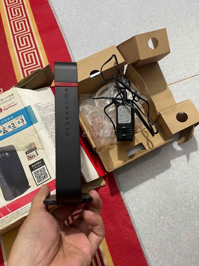 Bộ định tuyến WiFi Buffalo Đen. Mua bán Phụ kiện (Màn hình, Chuột...) tại Huyện Thanh Liêm Hà Nam được đăng bởi Phạm Tuấn Dũng hình 1