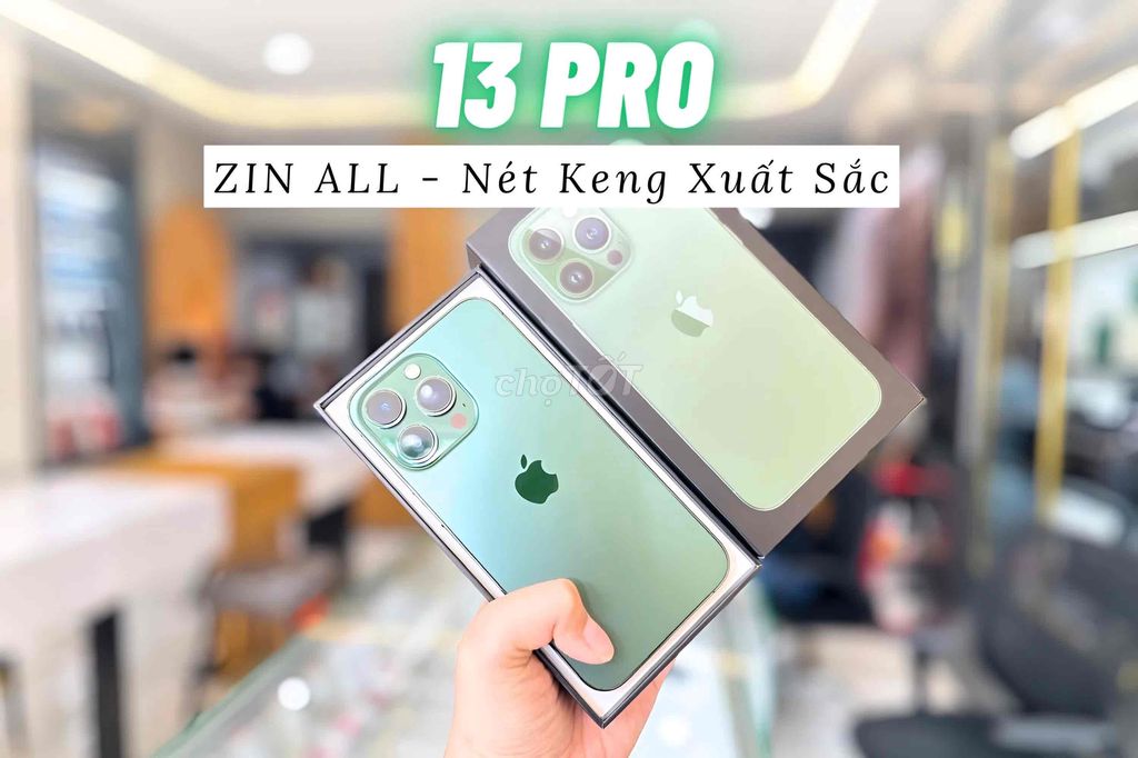 13 PRO - 128GB - ZIN ALL - NÉT KENG XUẤT SẮC