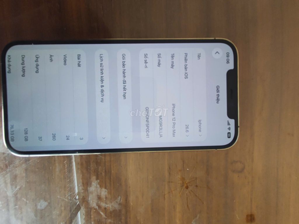 iPhone 12 Pro Max 128GB Vàng cần bán. Mua bán Điện thoại tại Huyện Phú Vang Thừa Thiên Huế được đăng bởi Tú Thiên hình 1