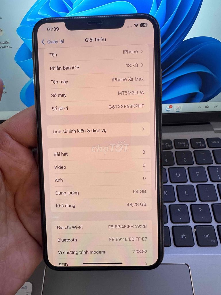iPhone Xs Max 64GB Vàng. Mua bán Điện thoại tại Quận 6 Tp Hồ Chí Minh được đăng bởi QUỐC THIÊN BÁN GÓP 0 ĐỒNG  hình 1