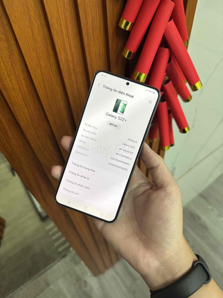 Samsung S22plus bản Việt Nam 256GB Màn lưu ảnh nhẹ. Mua bán Điện thoại tại Thành phố Thủ Đức Tp Hồ Chí Minh được đăng bởi MR Central hình 1