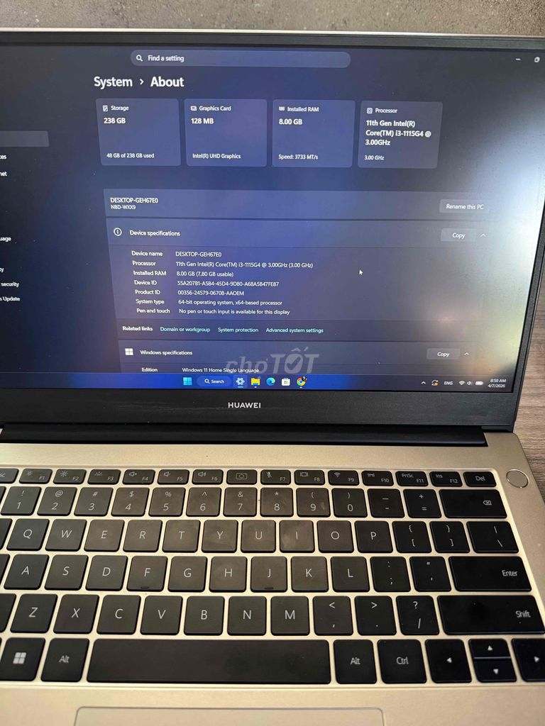 dư dùng lap huwei còn team chưa qua sửa chửa. Mua bán Laptop tại Huyện Cần Giuộc Long An được đăng bởi Thành Nguyễn hình 1