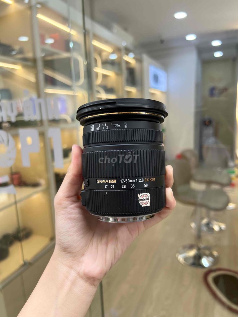 Ống kính Sigma 17-50mm f/2.8 EX HSM Canon Đen. Mua bán Máy ảnh, Máy quay tại Quận Phú Nhuận Tp Hồ Chí Minh được đăng bởi Khánh máy ảnh top 1 hình 1