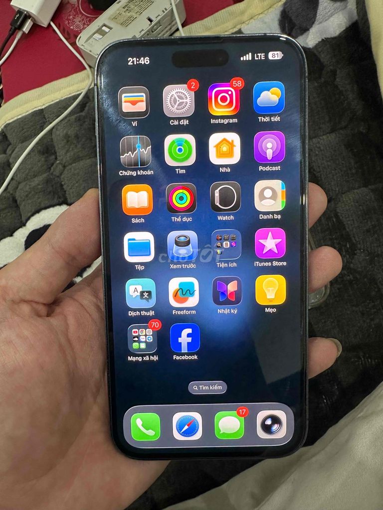 Apple iPhone 14 Pro Max 256GB Tím. Mua bán Điện thoại tại Huyện Đông Anh Hà Nội được đăng bởi me hình 1