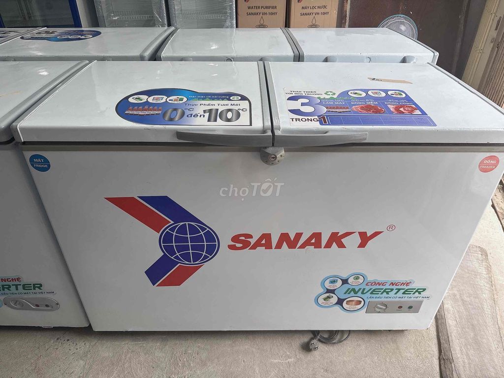 🔥🔥Tủ đông mát SANAKY INVETER 305L NHẸ ĐIỆN