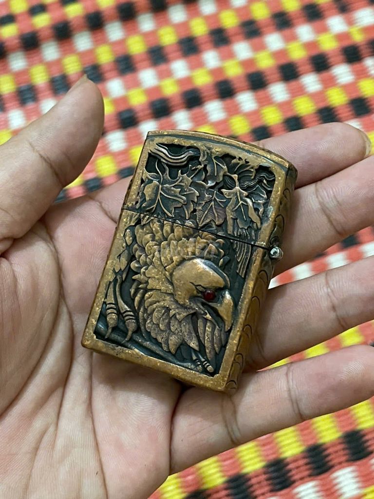 Bật lửa COPPER JAPAN đồng đỏ đúc, ZIPPO.