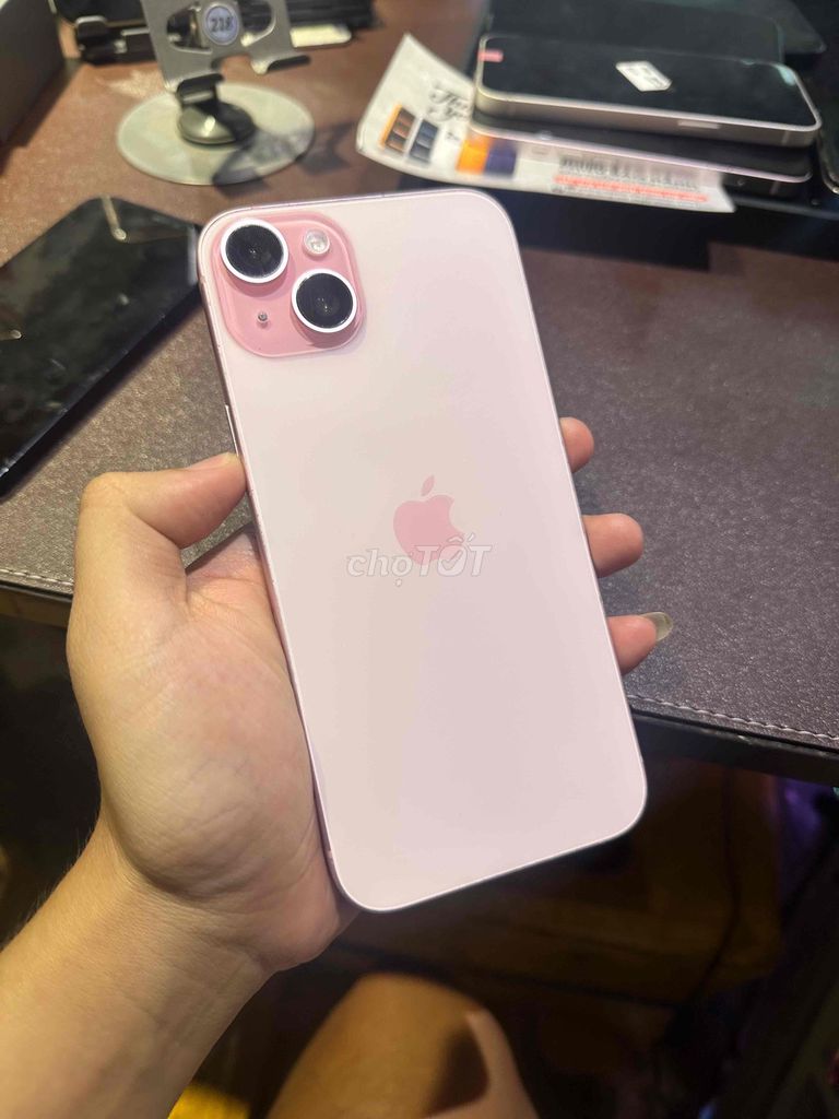 iphone 15 Plus 128GB Hồng zin đẹp p94 ekinh. Mua bán Điện thoại tại Thành phố Thủ Đức Tp Hồ Chí Minh được đăng bởi Minh Sang Store Góp Bao Nợ Xấu hình 1