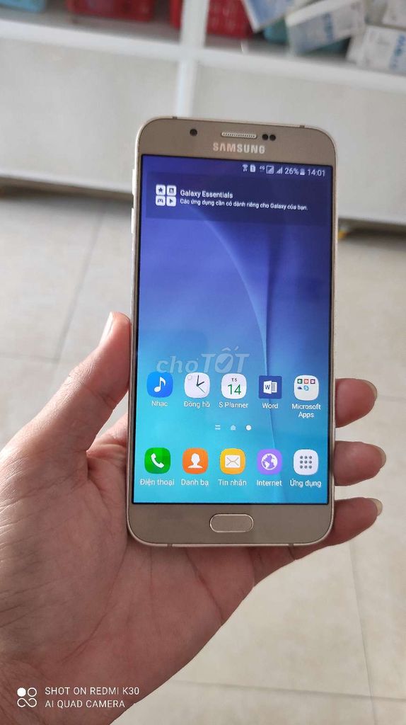 samsung a8 32 zin nguyên bản máy đẹp 99%