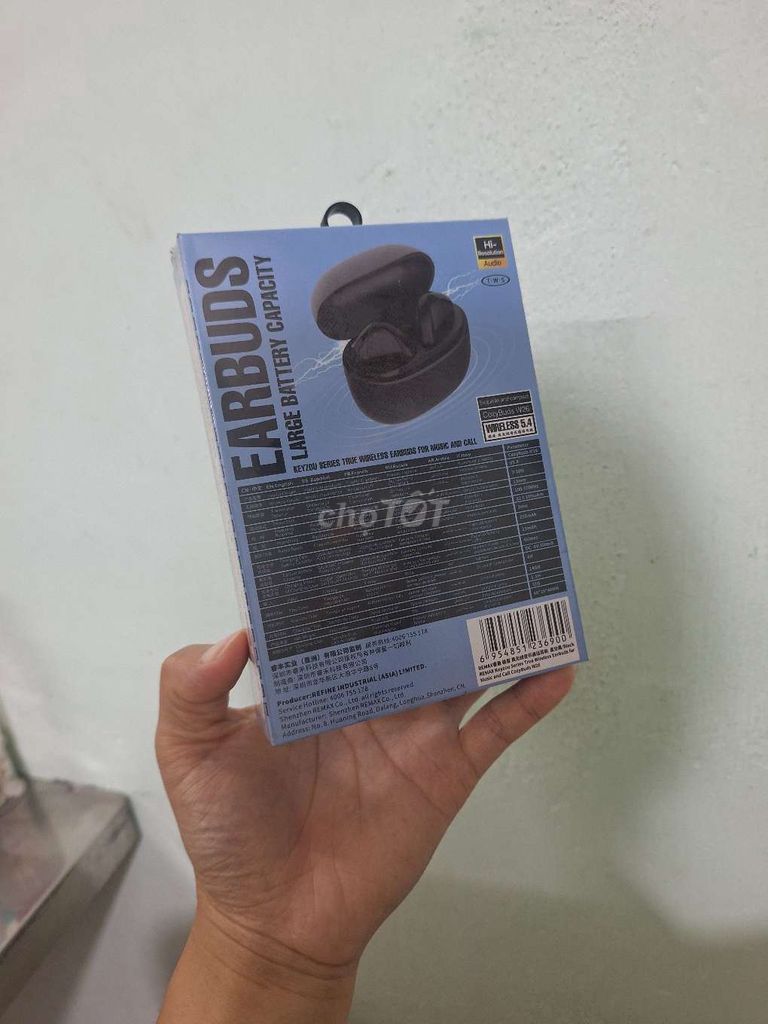 Tai nghe Bluetooth Remax CozyBuds W26 Đen. Mua bán Tivi, Âm thanh tại Quận Hải Châu Đà Nẵng được đăng bởi hoa hình 1