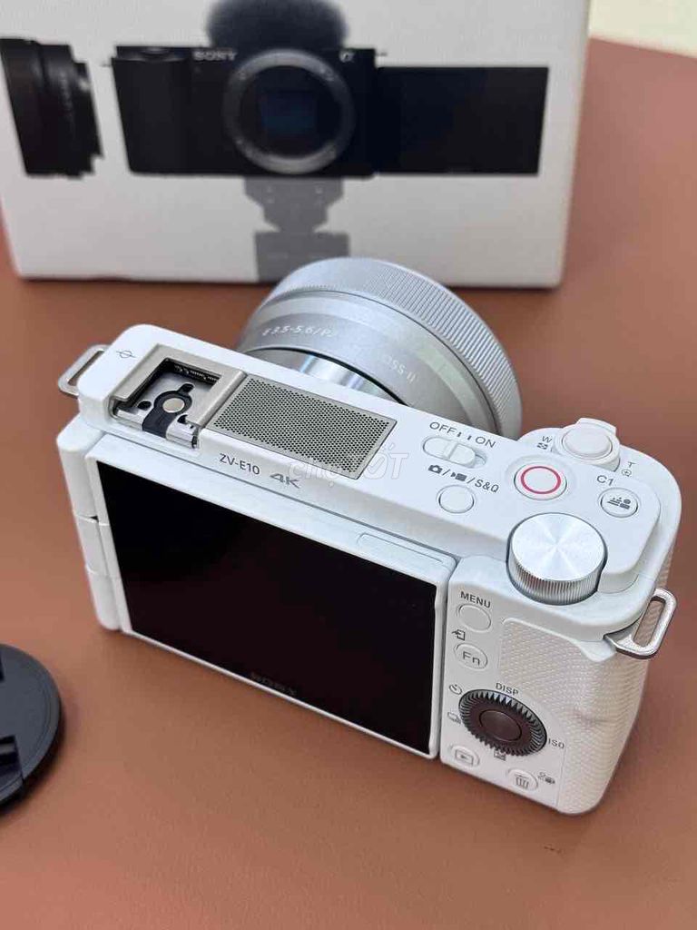 Sony ZV-E10 Trắng Fullbox BH 1/2028 likenew 99.99. Mua bán Máy ảnh, Máy quay tại Quận 5 Tp Hồ Chí Minh được đăng bởi Phan Thế Phong  hình 1