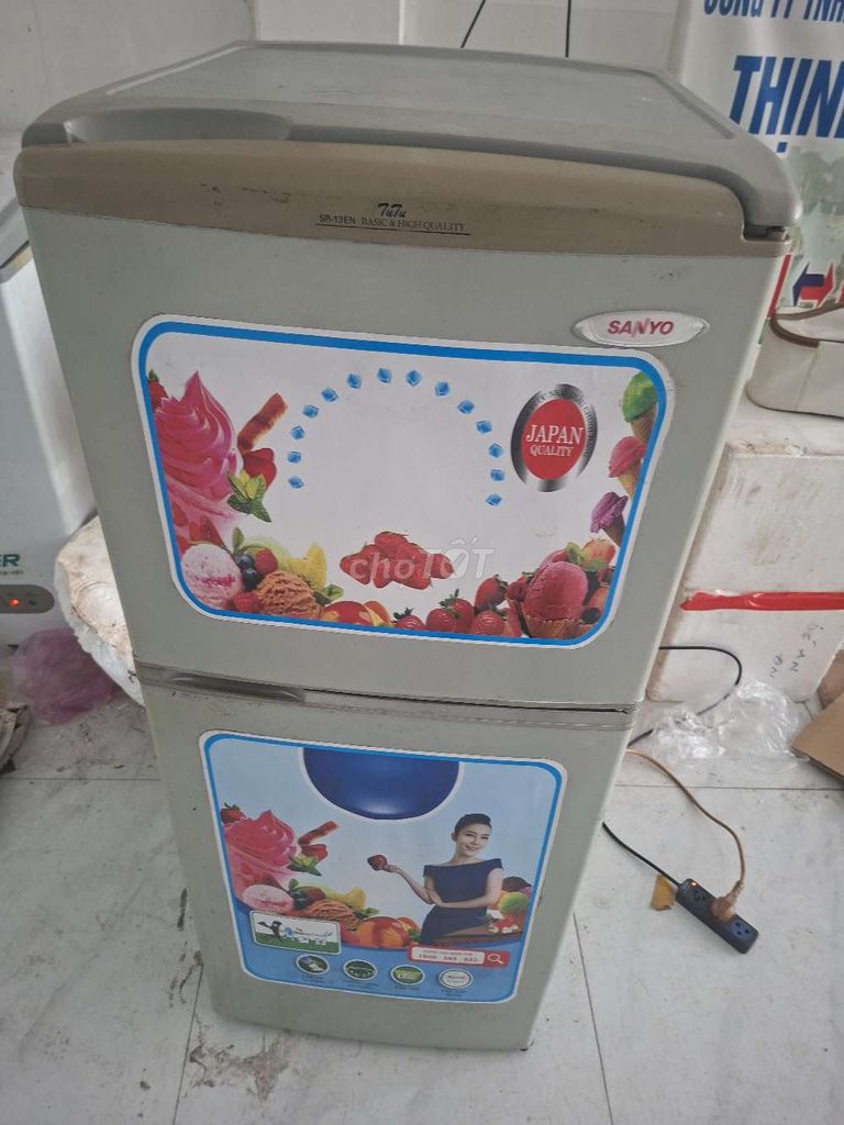 Tủ lạnh Sanyo SR-130EN Xám. Mua bán Tủ lạnh tại Quận Cẩm Lệ Đà Nẵng được đăng bởi Nguyễn Gin hình 1