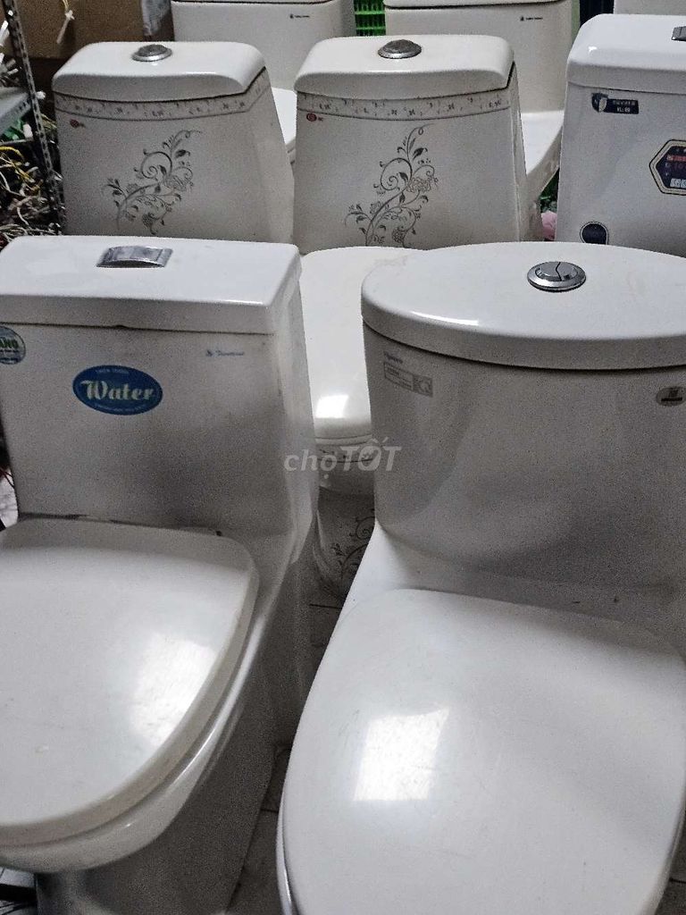 Bồn cầu Viglacera Trắng. Mua bán Thiết bị vệ sinh, nhà tắm tại Quận Tân Bình Tp Hồ Chí Minh được đăng bởi A phát hình 1