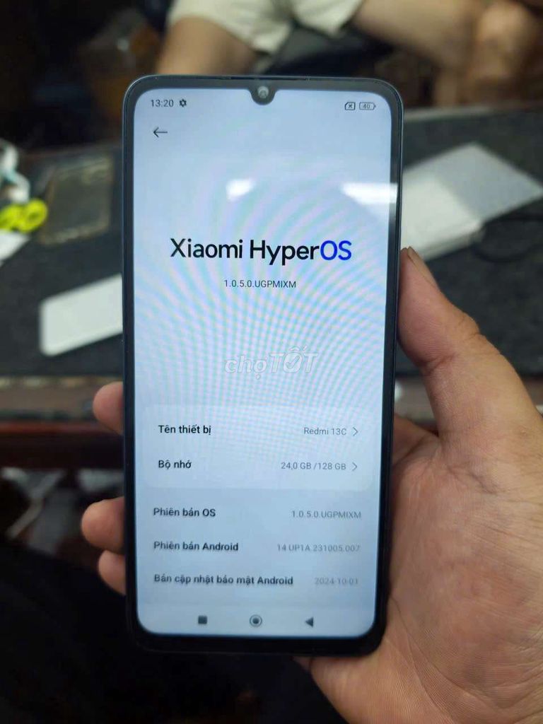 Xiaomi Redmi 13C 128GB Xanh Ram 6. Mua bán Điện thoại tại Quận Ba Đình Hà Nội được đăng bởi Duc Minh hình 1