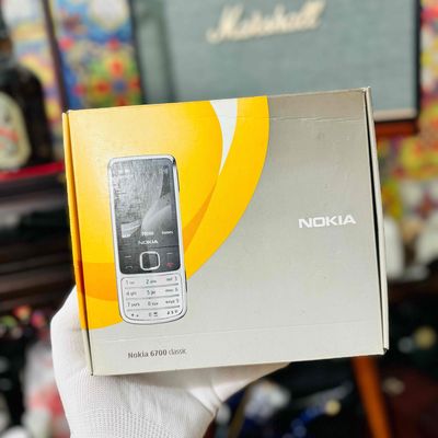 Nokia 6700 Bạc Bóng mới 99% ZIN nguyên hộp