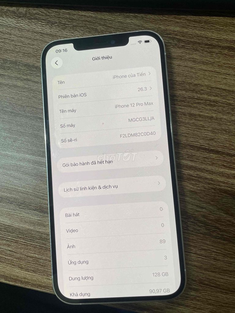 Apple iPhone 12 Pro Max 128GB Trắng. Mua bán Điện thoại tại Huyện Gia Lộc Hải Dương được đăng bởi tiến hình 1