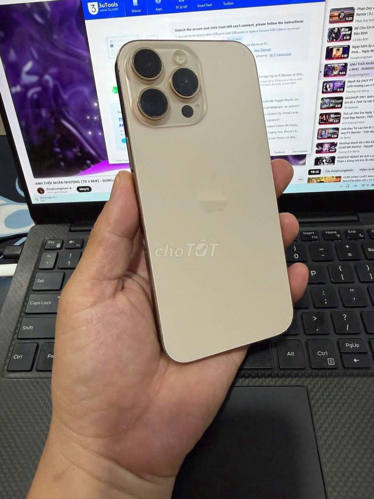 iPhone 16 Pro Max 256GB Sa mạc. Mua bán Điện thoại tại Quận Bình Thạnh Tp Hồ Chí Minh được đăng bởi Hoàng Giang hình 1