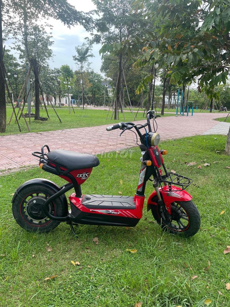 Xe đạp điện 133S màu Đỏ. Mua bán Xe điện tại Thành phố Thuận An Bình Dương được đăng bởi Nguyễn Thị Thùy Trang hình 5