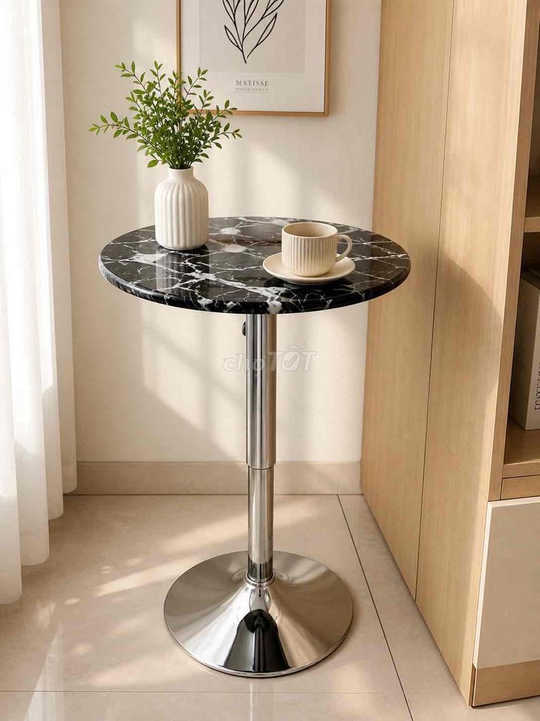 Thanh lý Bàn bar, Đá Marble Đen Mới 100%. Mua bán Bàn ghế tại Quận Tân Bình Tp Hồ Chí Minh được đăng bởi Nhơn Nguyễn  hình 1