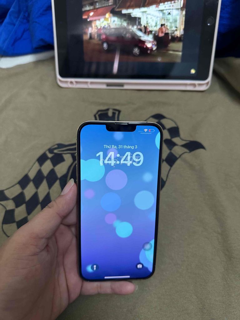 iPhone 13 Pro Max 128GB QT 120mhz truetone face ok. Mua bán Điện thoại tại Thành phố Thủ Đức Tp Hồ Chí Minh được đăng bởi bin  hình 1