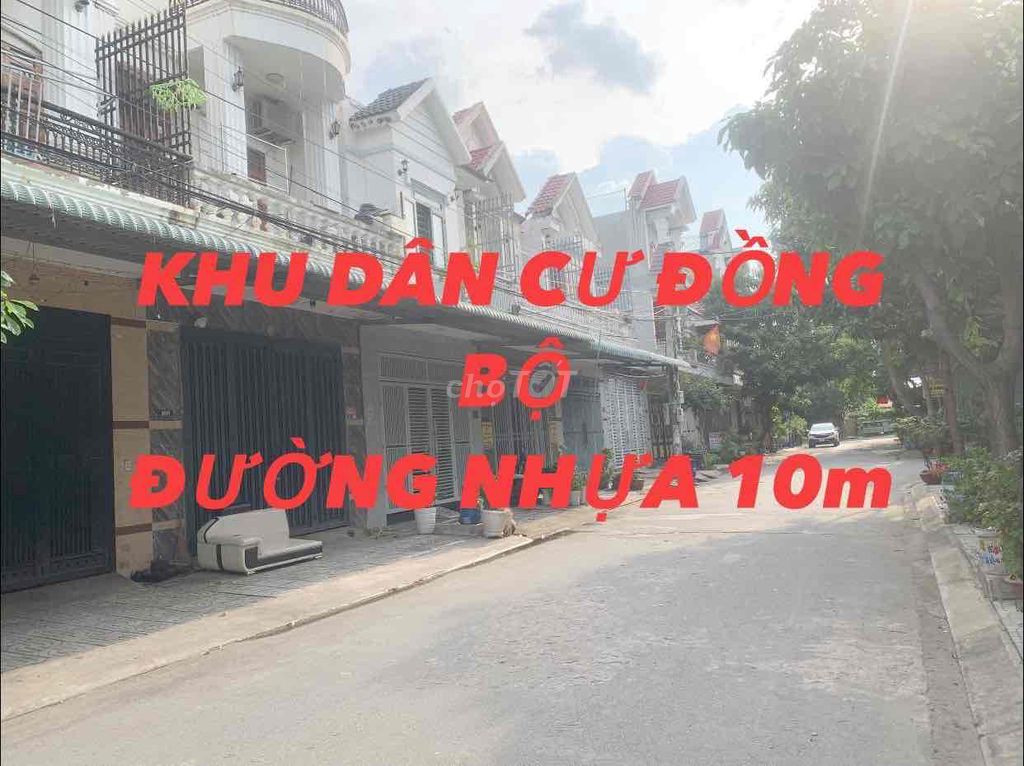 NHÀ LẦU TRỆT KẾ TRƯỜNG MN VIỆT MỸ - KDC ĐỒNG BỘ DÂN TRÍ CAO - 3 P NGỦ