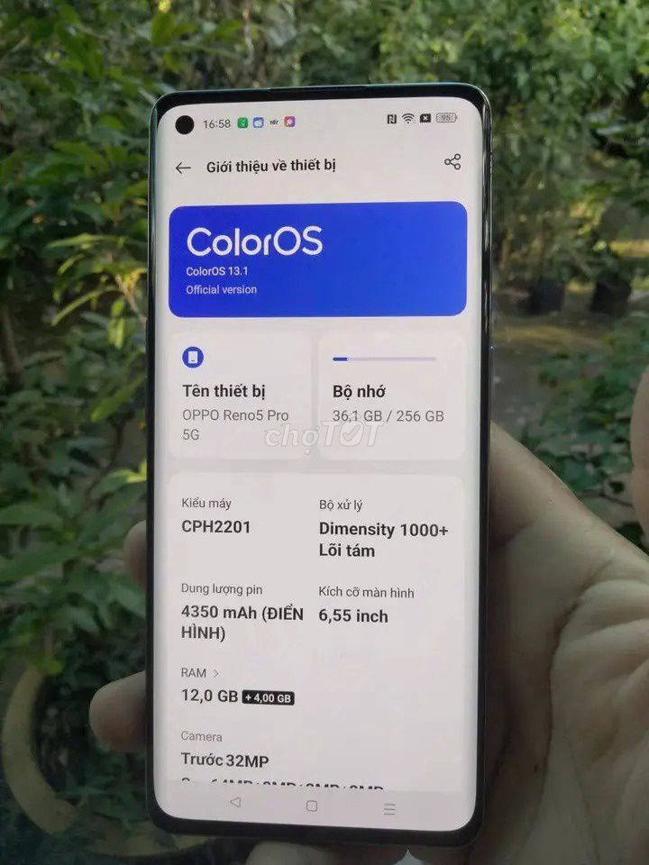 Điện thoại Oppo Reno 5 Pro 12GB/256GB. Mua bán Điện thoại tại Thành phố Mỹ Tho Tiền Giang được đăng bởi Ngọc hình 1