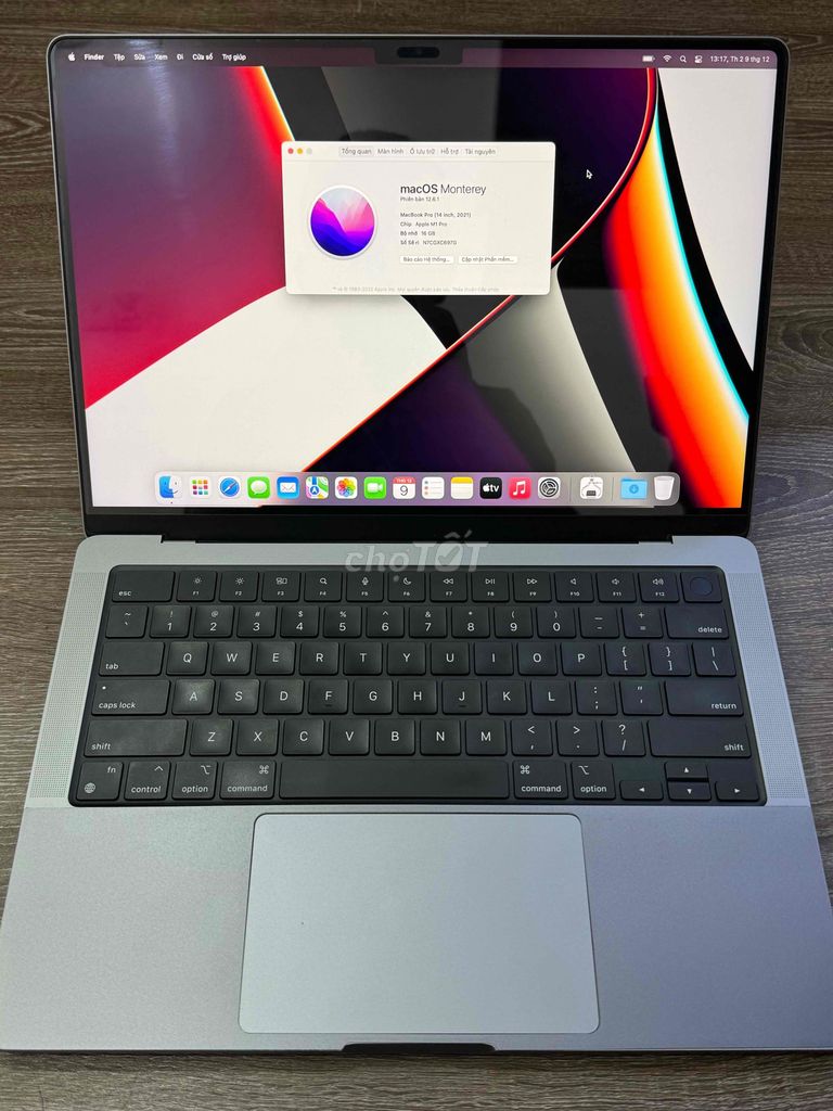 Macbook pro 14" M1pro/16GB/1TB 99% giá rẻ