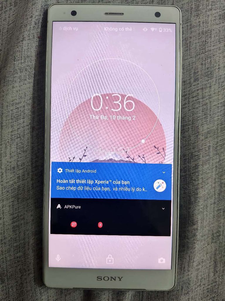 Sony Xperia XZ2 Trắng Hư loa. Mua bán Điện thoại tại Quận Liên Chiểu Đà Nẵng được đăng bởi Tuấn Kiệt  hình 1