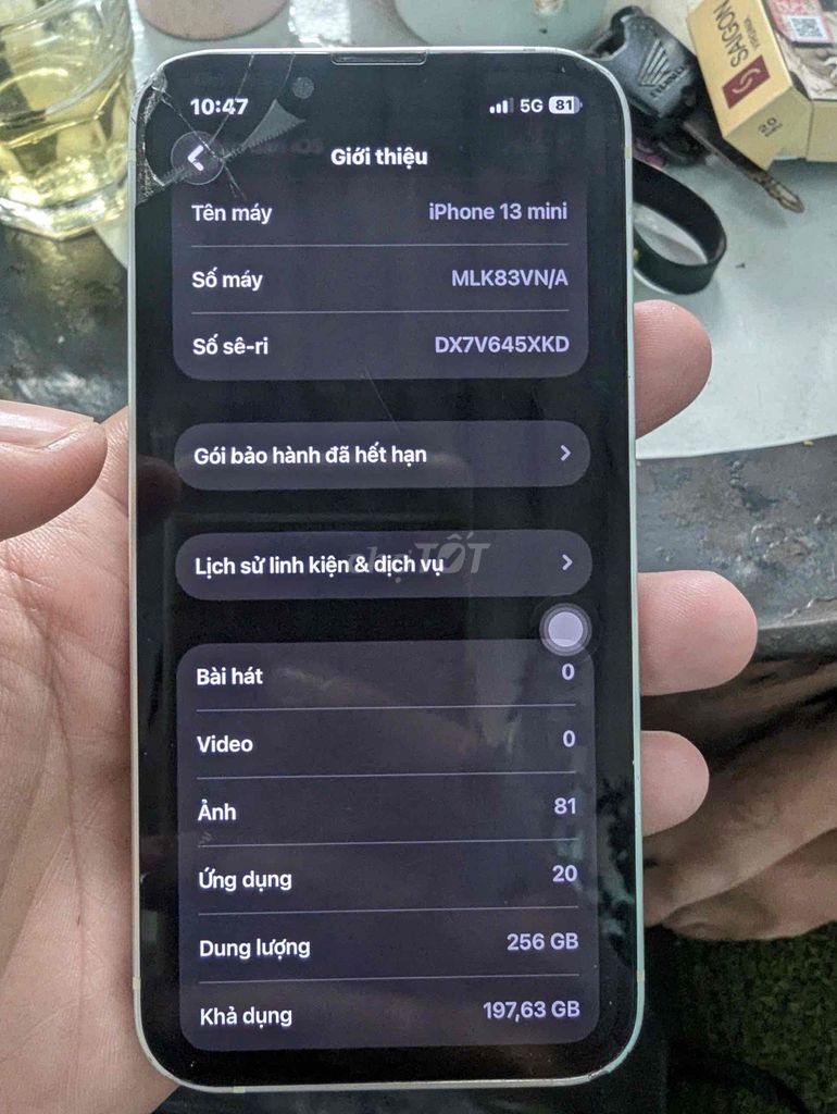 iPhone 13 mini 256GB mã VNA. Mua bán Điện thoại tại Quận 11 Tp Hồ Chí Minh được đăng bởi Trí Khan hình 1