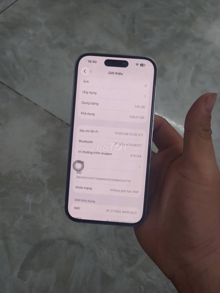 Apple iPhone 14 Pro 128GB Trắng Đã qua sử dụng. Mua bán Điện thoại tại Quận 1 Tp Hồ Chí Minh được đăng bởi Hội Đồ Điện Tử hình 1