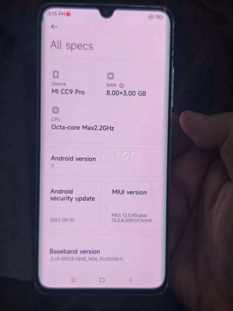 Bán điện thoại Xiaomi Mi CC9 Pro. Mua bán Điện thoại tại Quận 1 Tp Hồ Chí Minh được đăng bởi Toàn thắng sĩ mobi hình 4