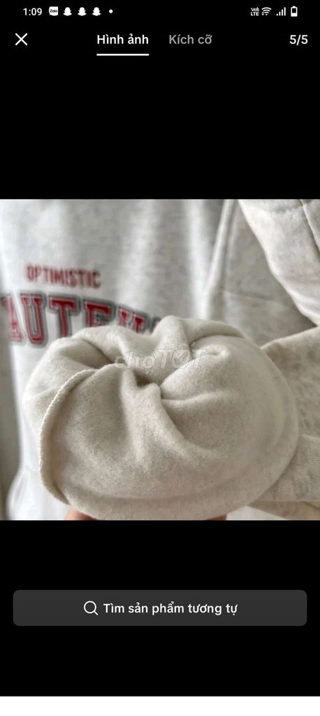 Áo hoodie Nữ Nỉ size M. Mua bán Quần áo tại Quận Thốt Nốt Cần Thơ được đăng bởi suni hình 1
