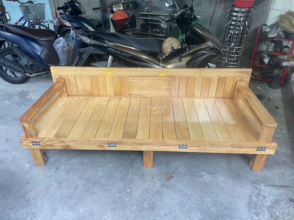 Giường gấp ghế gỗ truyền thống. Mua bán Giường, chăn ga gối nệm tại Quận Sơn Trà Đà Nẵng được đăng bởi THẾ GIỚI ĐỒ CŨ ĐÀ NẴNG hình 1